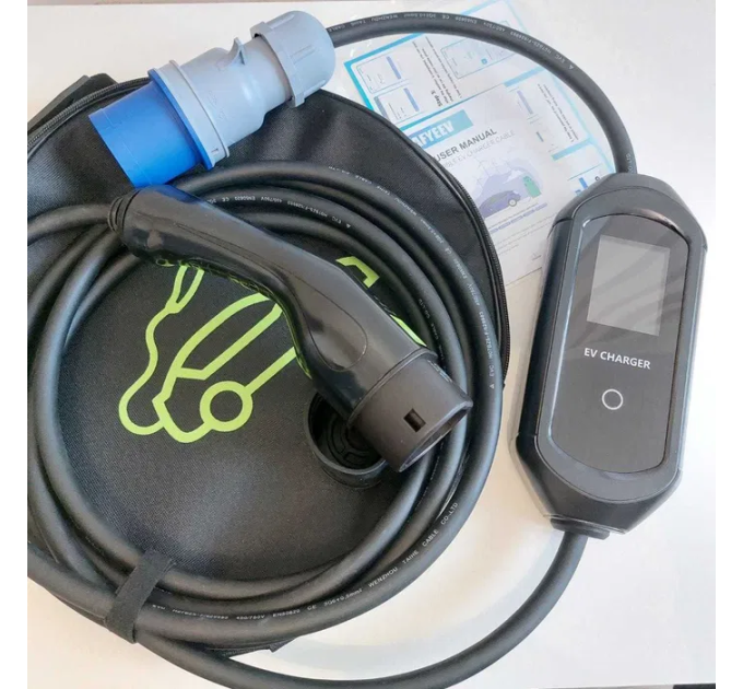 Зарядка до електромобіля EV Charger 7KW 32A, Type1 WI-FI 5 метрів