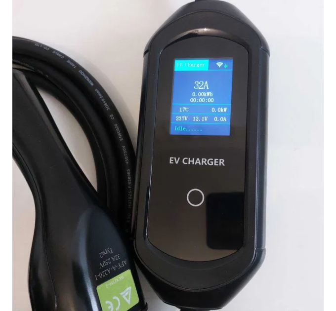 Зарядка до електромобіля EV Charger 7KW 32A, Type1 WI-FI 5 метрів