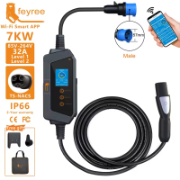 Зарядний пристрій Feyree Tesla (NACS) 32A 7,4 кВт wi-fi 